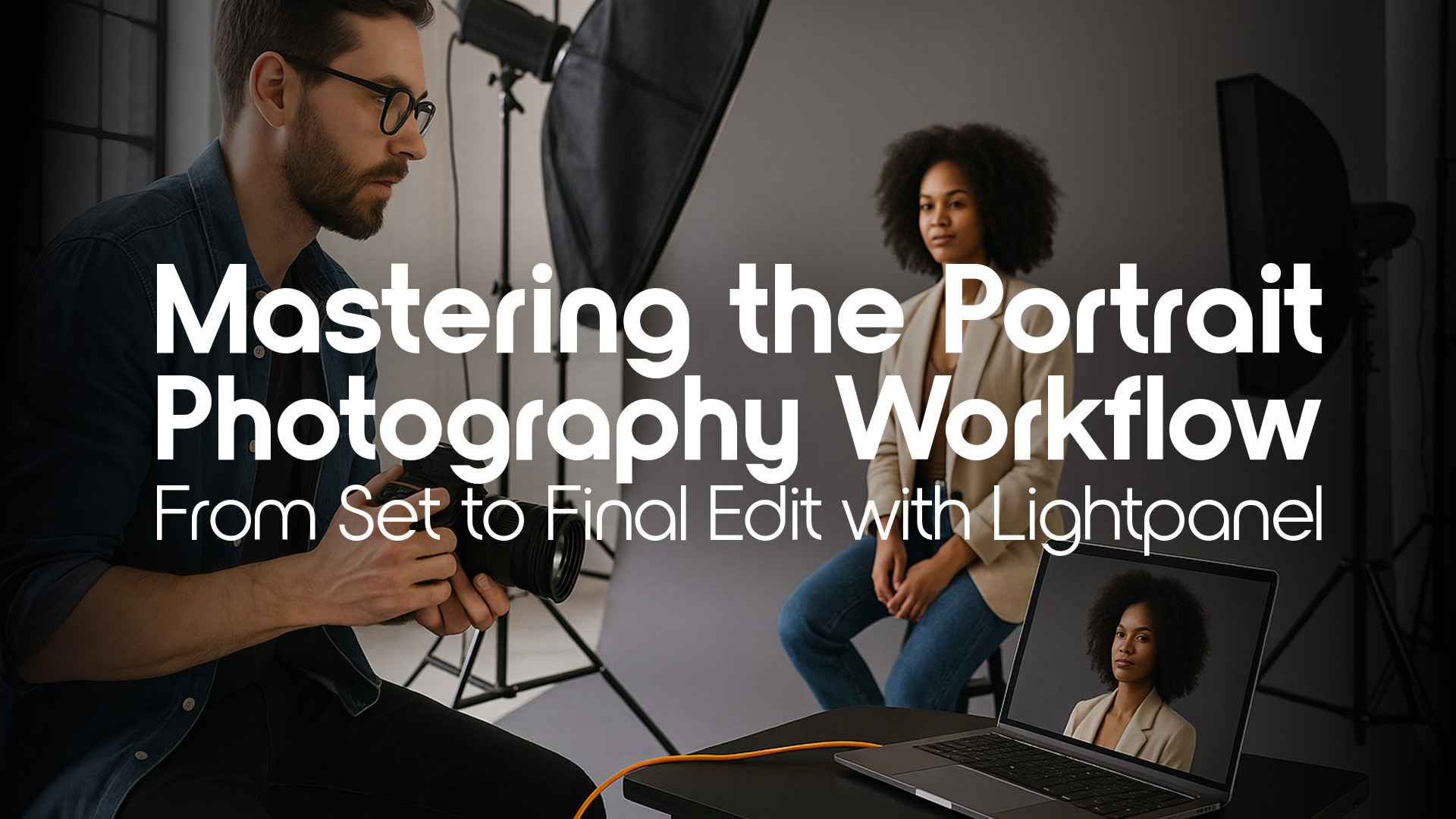 Portrait Photography workflow banner